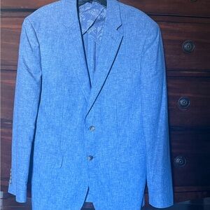 Jos. A Bank Light Blue Linen Blazer